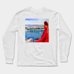 A Rhapsody in Red Long Sleeve T-Shirt